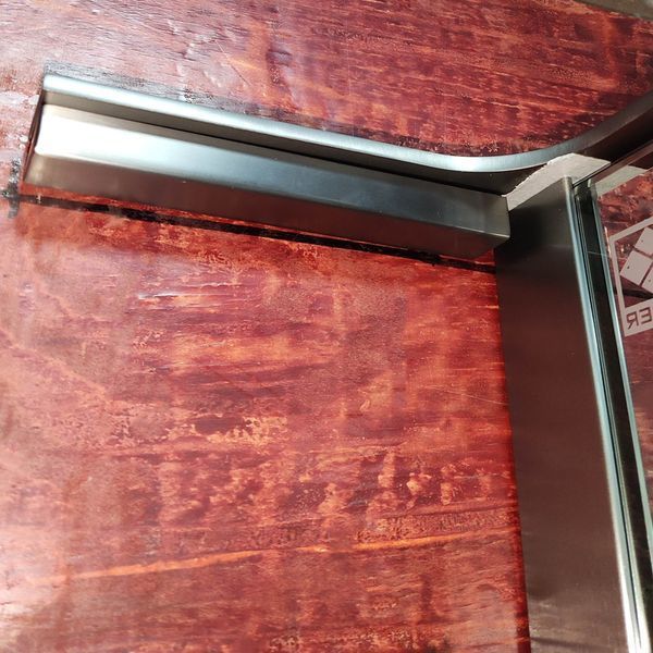 Душова перегородка Koer SR SP02-100x200-TR-07 Walk-In прозоре скло Easy Clean 8мм, графіт (KR5397) KR5397 фото