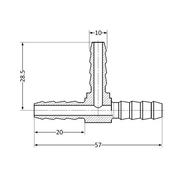 Трійник Thermo Alliance Standart 10 SD41710 SD00047863 фото
