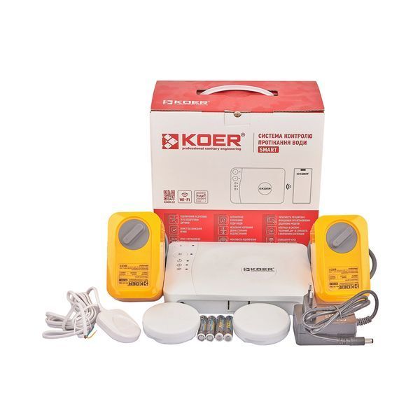 Система контролю протікання води Koer KR.1502.SET SMART (KR5565) KR5565 фото