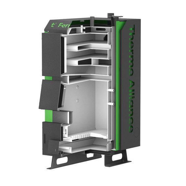 Котел твердопаливний сталевий Thermo Alliance Ferrum Plus V 5.0 FSF+ 26 SD00054015 фото