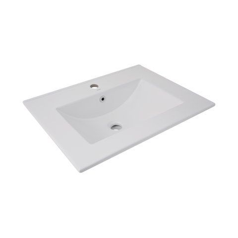 Раковина Qtap Albatross 620х460х180 White без донного клапану QT01113060CW1 SD00050377 фото