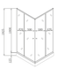 Душова кабіна з низьким піддоном Mixxus CUBIC SCT01-100x100x195-FB CHROME матове скло 4мм (MI6904) MI6904 фото 4