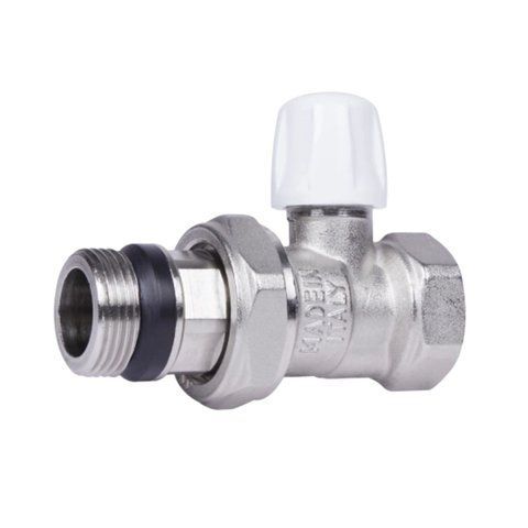 Кран радіаторний Icma 3/4" з антипротіканням прямий без ручки №815+940 SD00023710 фото