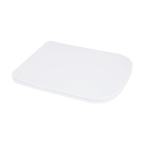 Сидіння для унітаза підлогового (Aries) 445&times;360&times;30 мм, White, з мікроліфтом? Slim Duroplast, Quick Release QT03228302W3 Qtap SD00054056 фото