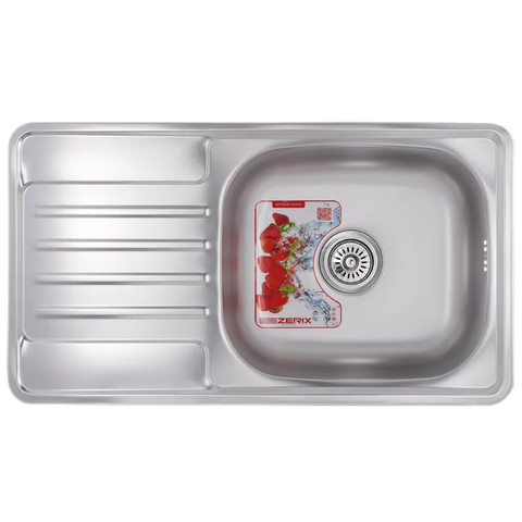 Мийка кухонна Zerix Z7642-08-180D (decor) (ZX1603) ZX1603 фото