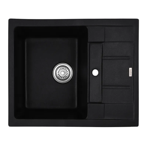 Мийка кухонна Haiba HB8210-G226 Black 620x500x200 (HB0983) HB0983 фото