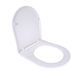 Сидіння для унітаза підлогового (Dove) 425&times;363&times;30 мм, White, з мікроліфтом, Slim Duroplast, Quick Release QT06228380BW3 Qtap SD00053462 фото 3