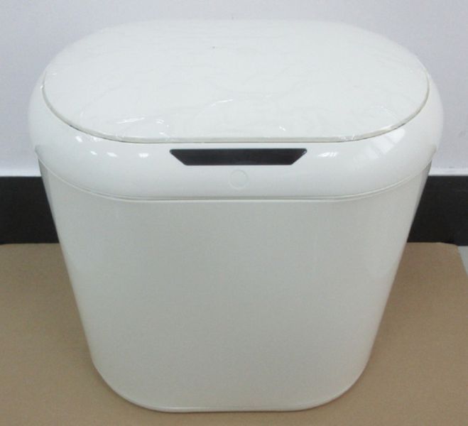 Відро для сміття сенсорне овальне Mixxus Premium Topper-TC0112 White 12л колір білий (MI7082) MI7082 фото
