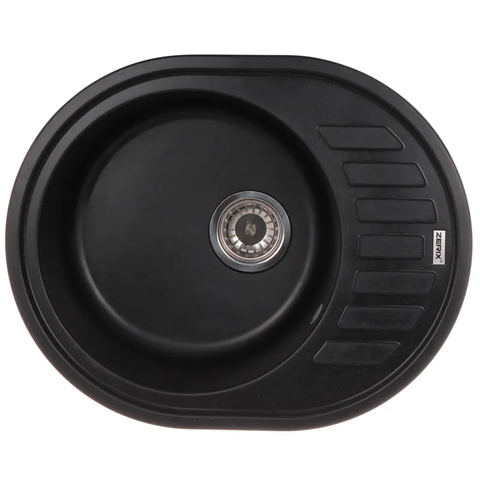 Мийка кухонна Zerix ZS-6250R-03 Чорна (ZX4548) ZX4548 фото