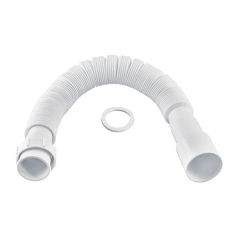 Гофротруба сполучна Zerix GN-01-B з накидною гайкою 1 1/2" (460-1100 мм) (ZX5096) ZX5096 фото