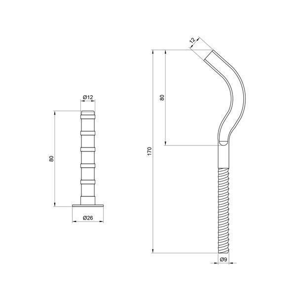 Кріплення Thermo Alliance Standart на алюмінієвий радіатор 9х170 мм SD112170 SD00005810 фото