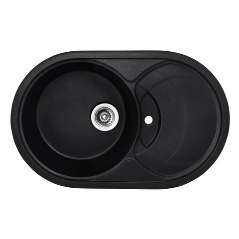 Мийка кухонна Haiba HB8310-G226 Black 780x500x220 (HB0975) HB0975 фото
