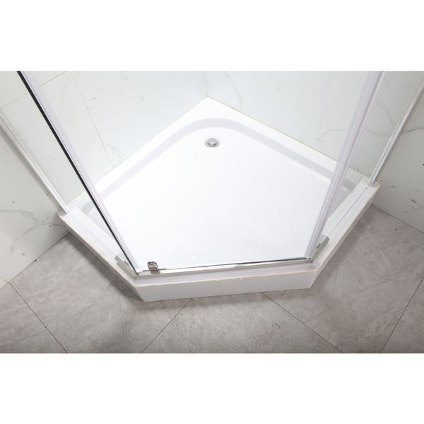 Душова кабіна з низьким піддоном MIXXUS LINES SCT01-90x90x198-TR CHROME прозоре скло 6мм NEW (в 2 ящ) (MI8370) MI8370 фото