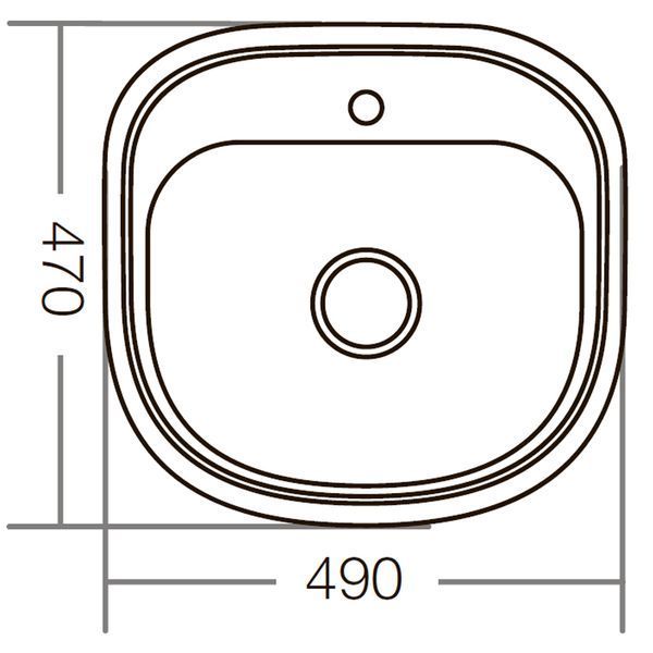 Мийка кухонна Zerix Z4947-08-180D (decor) (ZM0560) ZM0560 фото