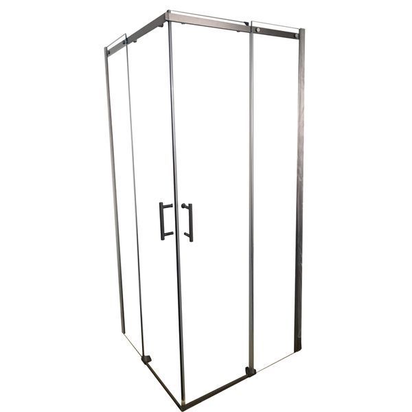 Душова кабіна без піддону Koer SR SC03-90x90x200-TR-07 прозоре скло Easy Clean 6мм, графіт (KR5359) KR5359 фото