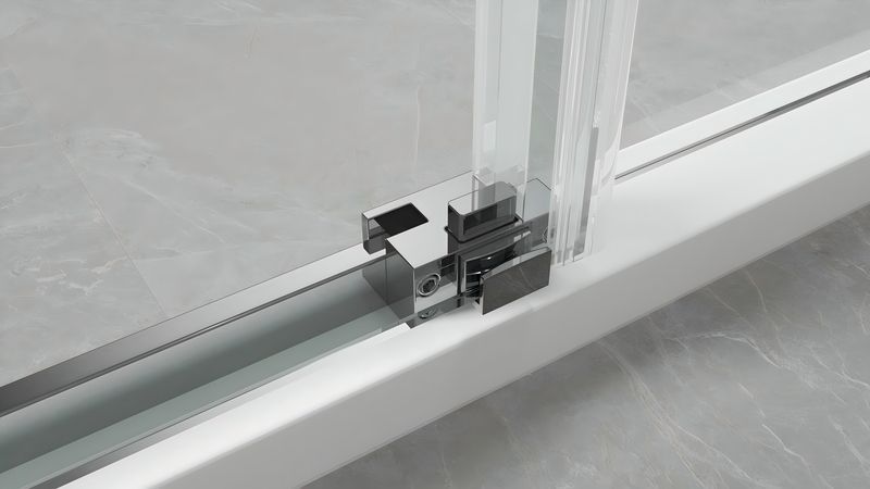 Душова кабіна без піддону Koer SR SC03-90x90x200-TR-07 прозоре скло Easy Clean 6мм, графіт (KR5359) KR5359 фото