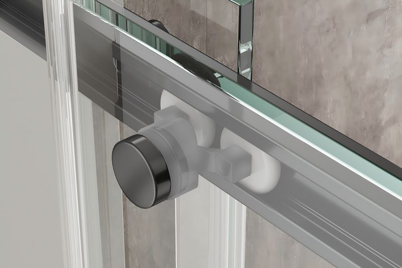 Душова кабіна без піддону Koer SR SC03-90x90x200-TR-07 прозоре скло Easy Clean 6мм, графіт (KR5359) KR5359 фото