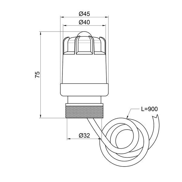 Сервоповід Thermo Alliance Standart M30x1,5 SD347 SD00021415 фото