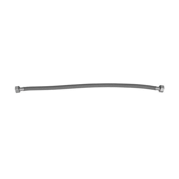 Гнучке підведення Zerix ZHN-02-F1/2"xM10-030 (нейлонове обплетення, гайки нерж) (пара) (ZX5155) ZX5155 фото