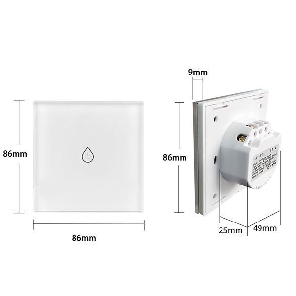 Контролер для водонагрівача Thermo Alliance (16А) з WiFi WS-EU-BW SD00049555 фото