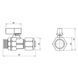 Кран кульовий обтискний Thermo Alliance Forte 16х1/2" ЗР SF262W15 SD00021115 фото 2