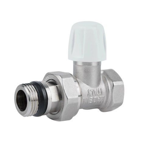 Кран радіаторний Icma 1/2" з антипротіканням прямий без ручки №815+940 SD00021130 фото