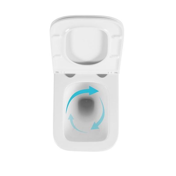 Готове рішення Qtap для ванної кімнати: підвісний унітаз Gemini Ultra Quiet 485&times;340&times;350 + комплект інсталяції Nest 4 в 1 (лінійна клавіша Chrome) SD00056009 фото