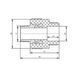 Муфта PPR Blue Ocean "Білий" 20х1/2" ЗР SD00042197 фото 2