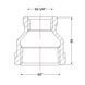 Муфта чавунна 2"х1" 1/4 ВР SD00021238 фото 2