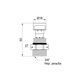 Стаканчик Icma Assieme Canotto 3/4" для витратоміра колектора №168 SD00046392 фото 2