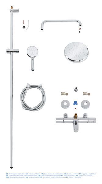 Душова система з термостатом для душа Grohe New Tempesta Cosmop. System (26223001) 26223001 фото