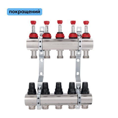 Колектор з витратомірами Thermo Alliance Forte 1" 5 виходів SF001W5 SD00039944 фото