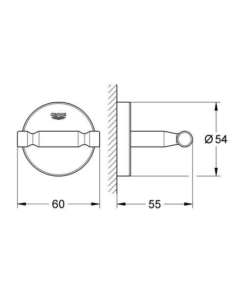 Гачок для халату Grohe Bau Cosmopolitan Neutral (40461001) 40461001 фото