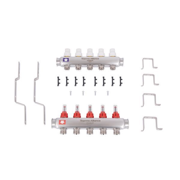 Колектор з витратомірами Thermo Alliance Standart 1" 5 виходи SD0045 SD00041504 фото