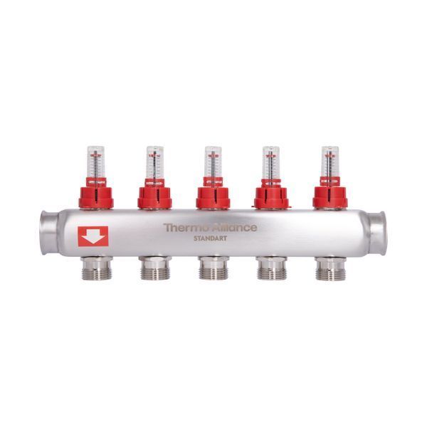 Колектор з витратомірами Thermo Alliance Standart 1" 5 виходи SD0045 SD00041504 фото