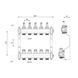 Колектор з витратомірами Thermo Alliance Standart 1" 5 виходи SD0045 SD00041504 фото 2
