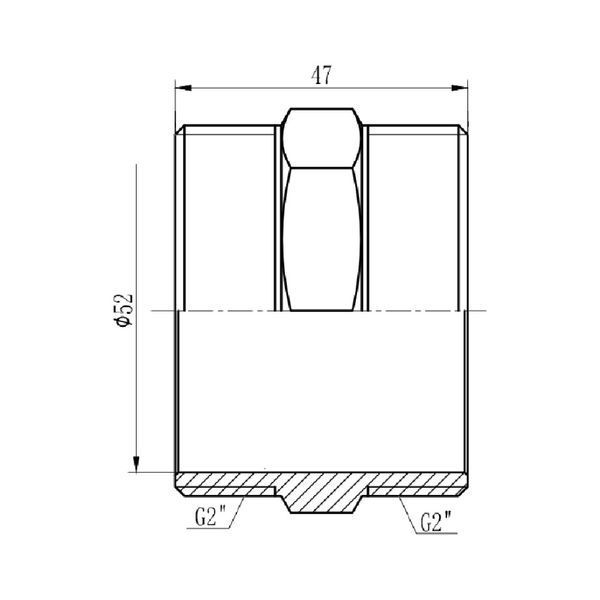 Ніпель Thermo Alliance Forte 2" SF35850 SD00002569 фото
