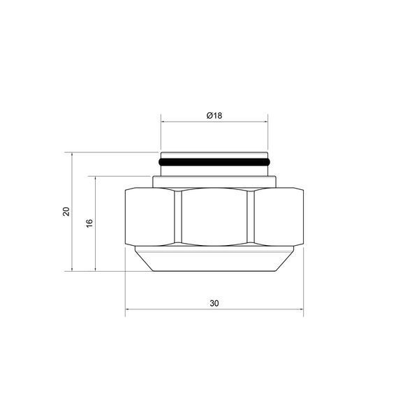 Євроконус Icma 15х3/4" для мідної труби №93 SD00021657 фото