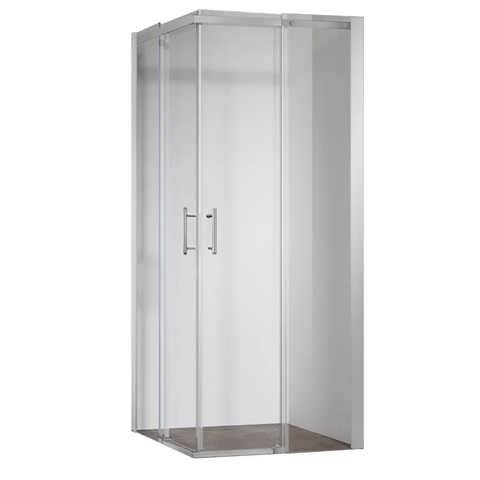 Душова кабіна без піддону Koer SR SC03-90x90x200-TR-02 прозоре скло Easy Clean 6мм SS Color (KR5680) KR5680 фото