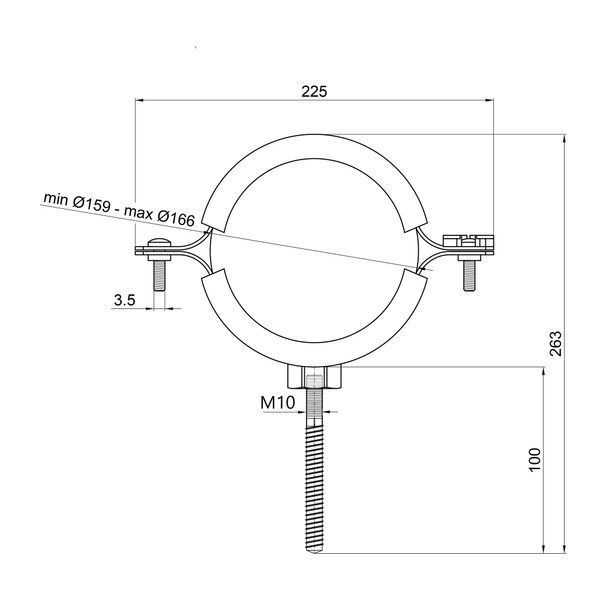Хомут Thermo Alliance Forte 6" (D159-166 мм) SF100150 SD00052428 фото