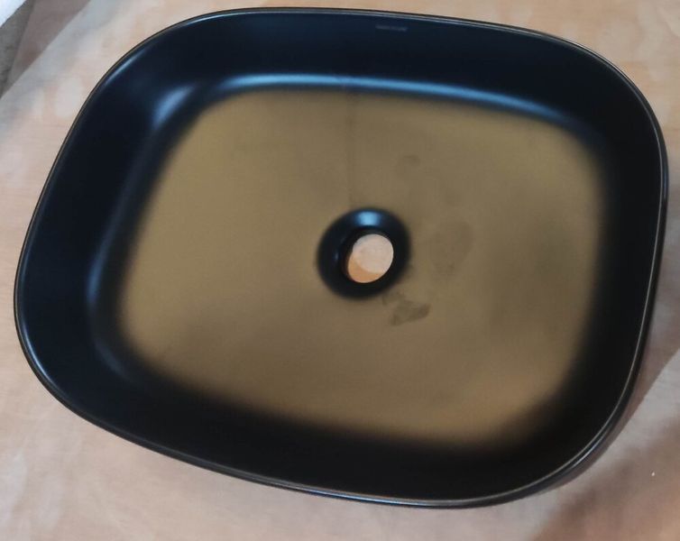 Раковина накладна Mixxus Premium BEVEL-0103 BLACK 510х370х120mm (MP6520) MP6520 фото