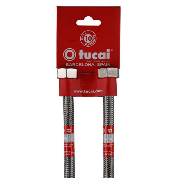 Шланг для змішувача TUCAI М10х1/2&Prime; 0,6м ПАРА TAQ GRIF 200961 000005512 фото