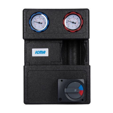 Насосна група Icma №R001 1 1/2"x1" підключення праворуч, без насоса 93R001AFD53SC SD00054617 фото