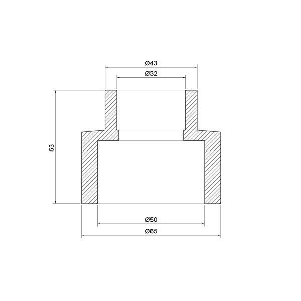 Муфта PPR Thermo Alliance 50х32 SD00029310 фото