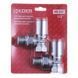 Кран для рушникосушки кутовий Koer KR.531 - 1/2" (Ціна за 1 шт.) (KR3073) KR3073 фото 2