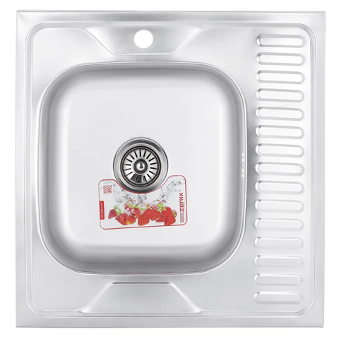 Мийка кухонна Zerix Z6060L-08-180MD (micro decor) (ZS0587) ZS0587 фото