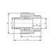 Муфта PPR Blue Ocean "Білий" 25х1/2" ЗР SD00042198 фото 2