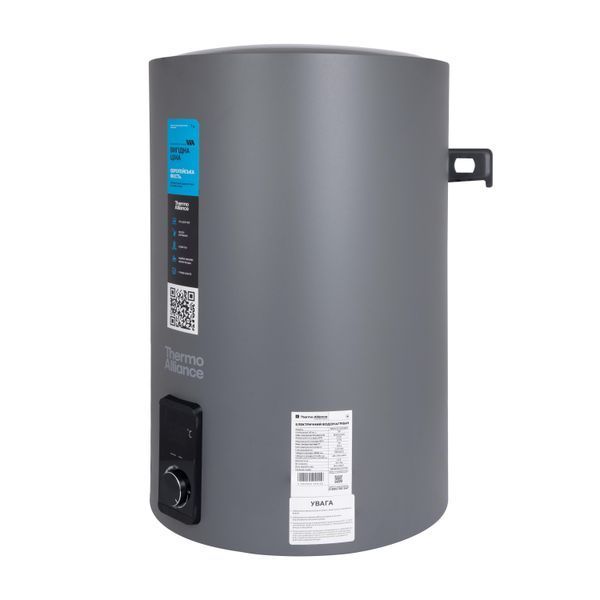 Водонагрівач електричний Thermo Alliance 100 л Grey, вертикальний, сухий ТЕН 2,0 кВт D100V20J3(D)KG SD00055138 фото