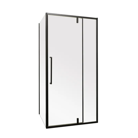 Душова кабіна без піддону Mixxus Premium BEVEL SC01-120x80x195-TR Black прозоре скло 6мм (MI6872) MI6872 фото