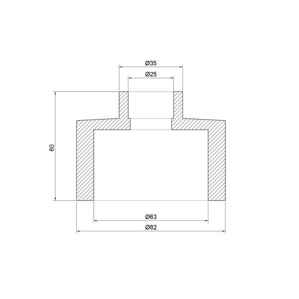 Муфта PPR Thermo Alliance 63х25 SD00029313 фото